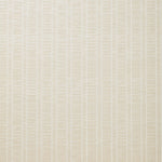 Detail of wallpaper in a textural stripe print in cream.