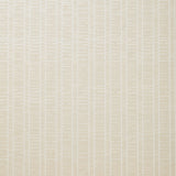 Detail of wallpaper in a textural stripe print in cream.