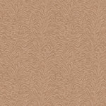 Detail of printed wallpaper with watercolor swirling stripe pattern in tonal clay pink. 