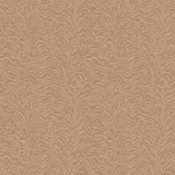 Detail of printed wallpaper with watercolor swirling stripe pattern in tonal clay pink. 