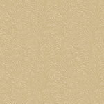 Detail of printed wallpaper with watercolor swirling stripe pattern in tonal muted ochre.