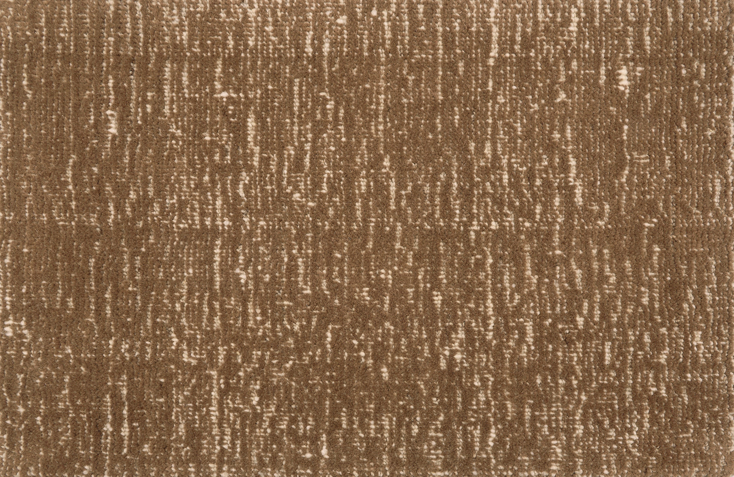 Broadloom carpet with subtle texture in brown.