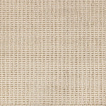 Broadloom carpet with a textural rib in cream