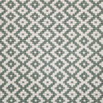 Broadloom carpet swatch geometric design in blue