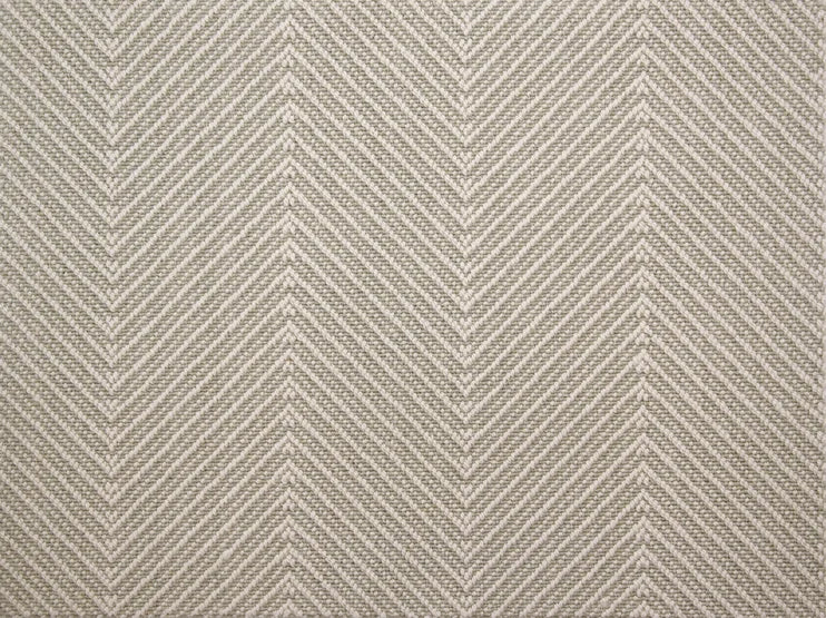 Broadloom carpet swatch herringbone design in medium grey