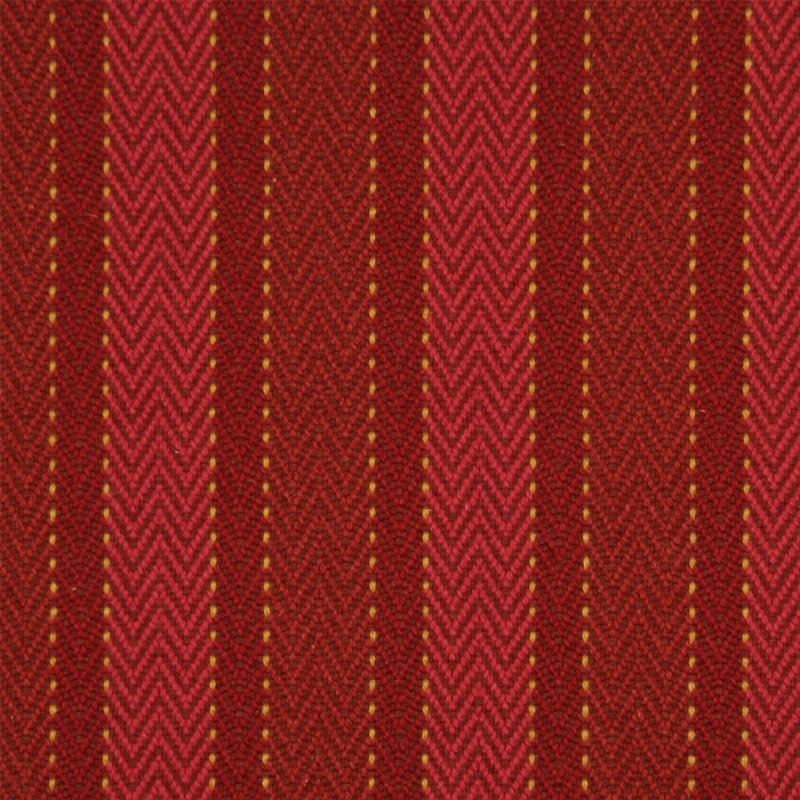 Striped flatweave runner in red and pink