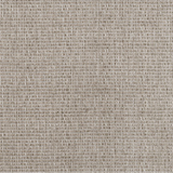 Broadloom carpet in a ribbed stripe in taupe.