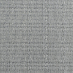 Broadloom carpet in a ribbed stripe in cool blue.