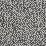 Broadloom carpet swatch in a abstract pattern in a dark grey design