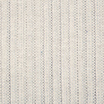 Broadloom carpet in a striated stripe in cream with blue accents. 