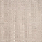 Patterned fabric swatch with a geometric diamond design in beige tones