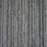 Textured broadloom carpet in slate blue.