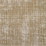 Broadloom carpet in subtle textural weave in warm brown. 