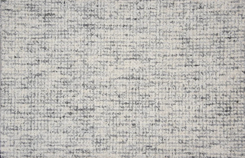 Broadloom carpet swatch in a textural pattern in a light grey design