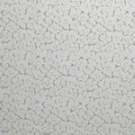 Fabric in a minimal floral print in red and gray on a light gray field.