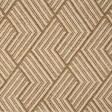 Broadloom carpet in a novel herringbone design in taupe and caramel