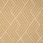 Broadloom carpet in a novel herringbone design in cream and tan.