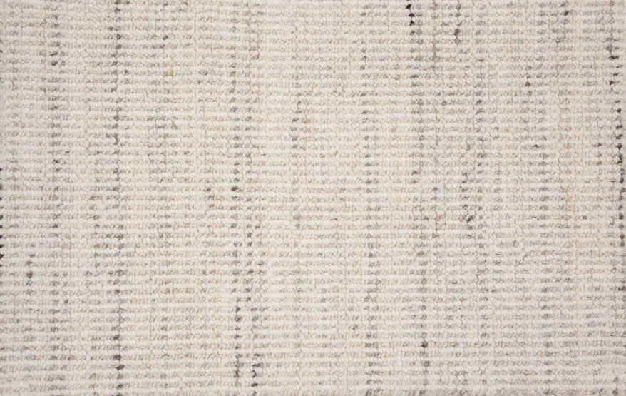 Broadloom carpet swatch in a textural pattern in a cream design