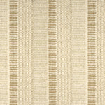Textured broadloom carpet in beige with stripes in taupe.