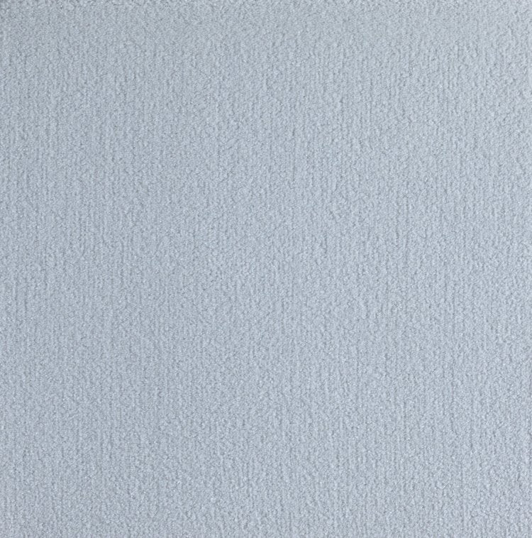 Broadloom carpet swatch in a solid pattern in a white design