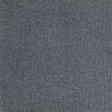 Broadloom carpet swatch in a solid pattern in a dark grey design