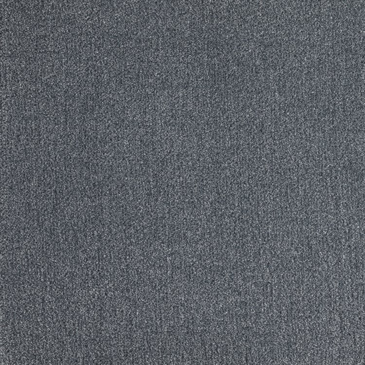 Broadloom carpet swatch in a solid pattern in a dark grey design