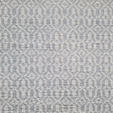 Berlin rug in geometric design in blue