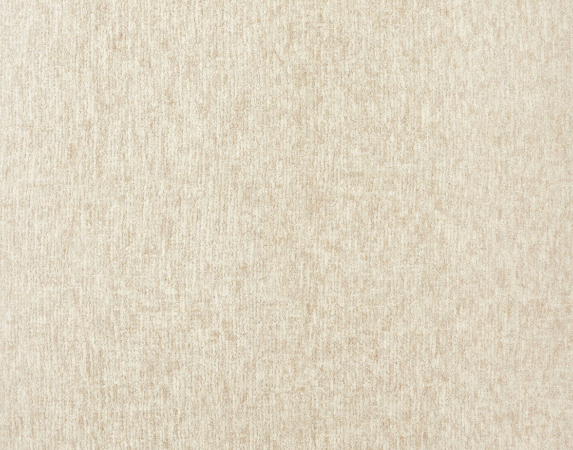Broadloom carpet in a textural striated pattern in beige.