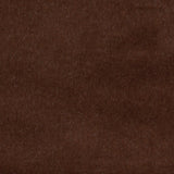 Detail of velvet fabric yardage in dark brown.