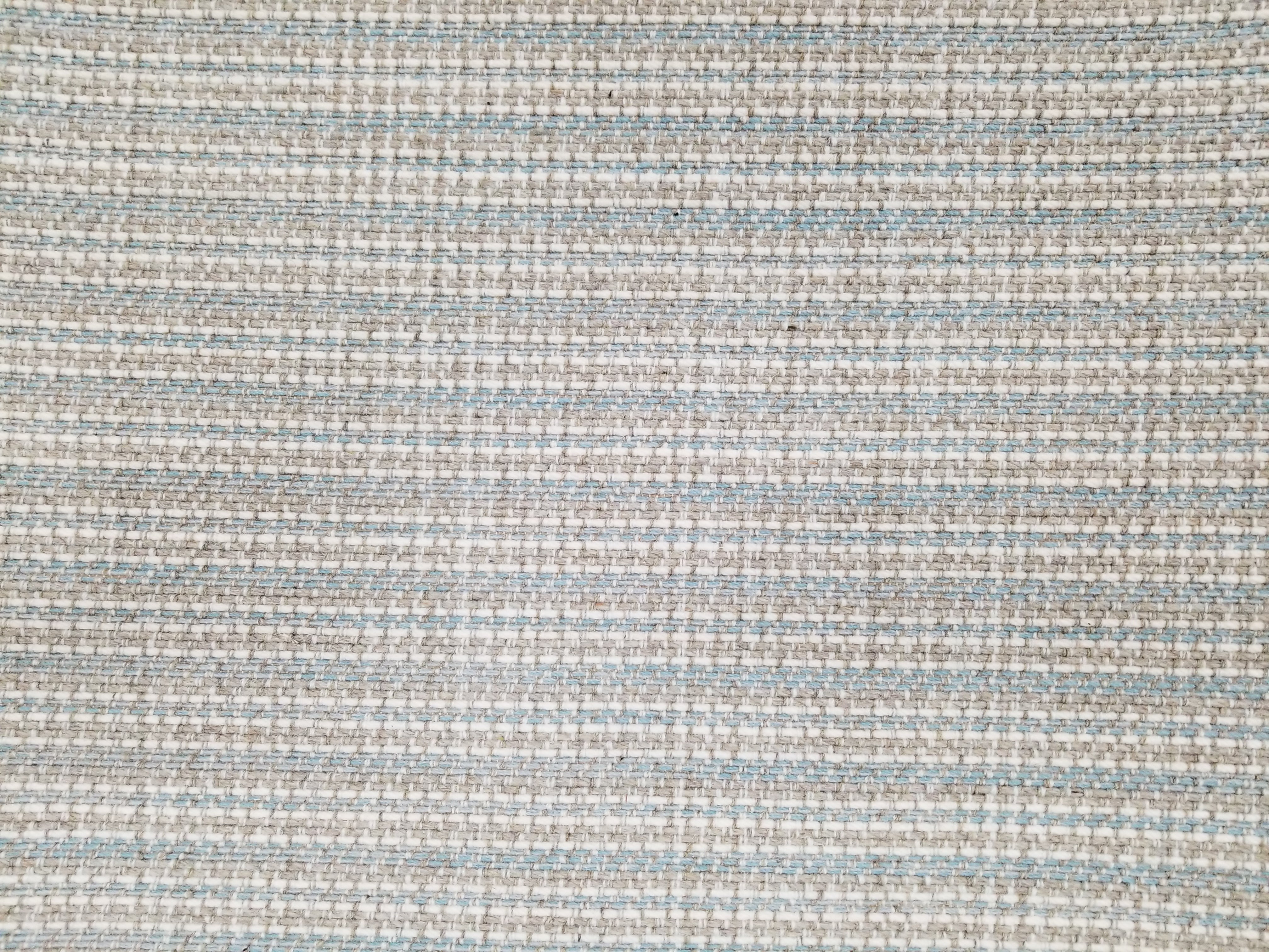 Berlin rug in striped design in blue and grey