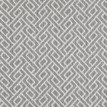 Broadloom carpet swatch geometric design in light grey. 