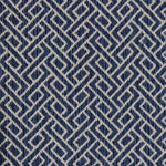 Broadloom carpet swatch geometric design in royal blue