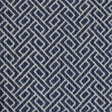 Broadloom carpet swatch geometric design in royal blue