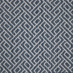 Broadloom carpet swatch geometric design in dark blue