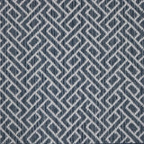 Broadloom carpet swatch geometric design in dark blue