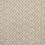 Broadloom carpet swatch geometric design in beige.