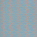 Wallpaper panel in an undulating stripe pattern in yellow and coral on a light blue field.