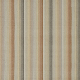Broadloom carpet in an mixed stripe pattern in tan, grey, and brown