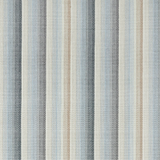 Broadloom carpet in an mixed stripe pattern in blue, grey, cream and taupe.
