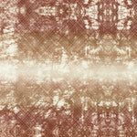 Detail of fabric in a textural ombré print in brown on a cream field.
