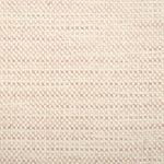 Broadloom carpet in a textural strie stripe in cream and pink accents. 