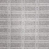 Broadloom carpet in slim plaid pattern in cream and pale grey.