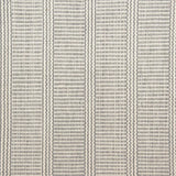 Broadloom carpet swatch in a striped pattern in a grey design