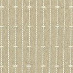 Broadloom carpet in ticking stripe in cream on tan ground. 