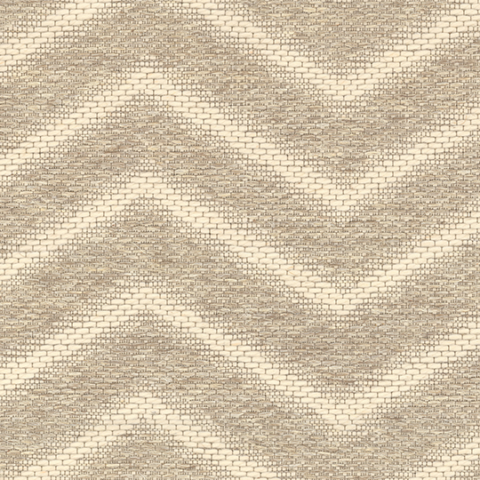 Broadloom carpet in herringbone pattern in sisal and wool