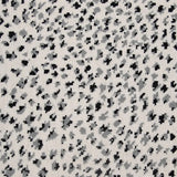 Broadloom carpet swatch in an animal pattern in a black grey design