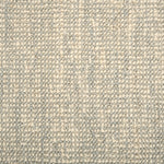 Textured loop carpet in cream and sky blue.