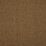 Textural performance broadloom carpet in herringbone design in brown.