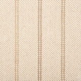 Broadloom carpet in a neutral with widely spaced stripes in shades of tan.