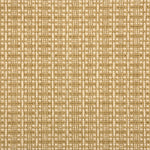 A close-up of broadloom carpet with a textured basketweave pattern in warm cream and warm tan.